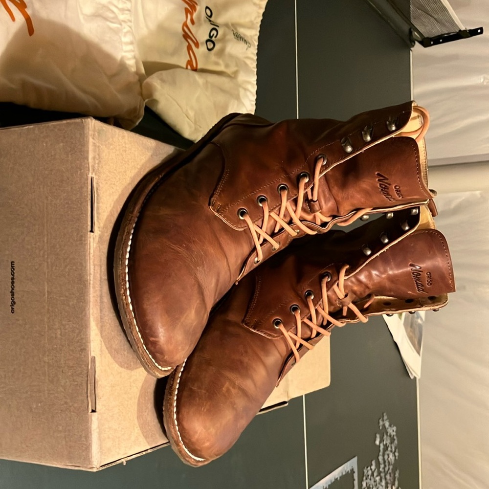Origo Adventure Boot 10.5 Natural Leather
